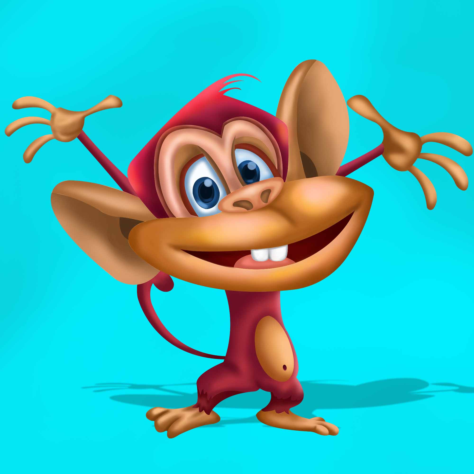 Slot Game character monkey